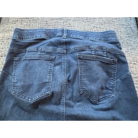 Torrid Crop Bombshell Skinny Jeans Premium Stretch Women's Size 14 Blue Denim - Picture 7 of 8